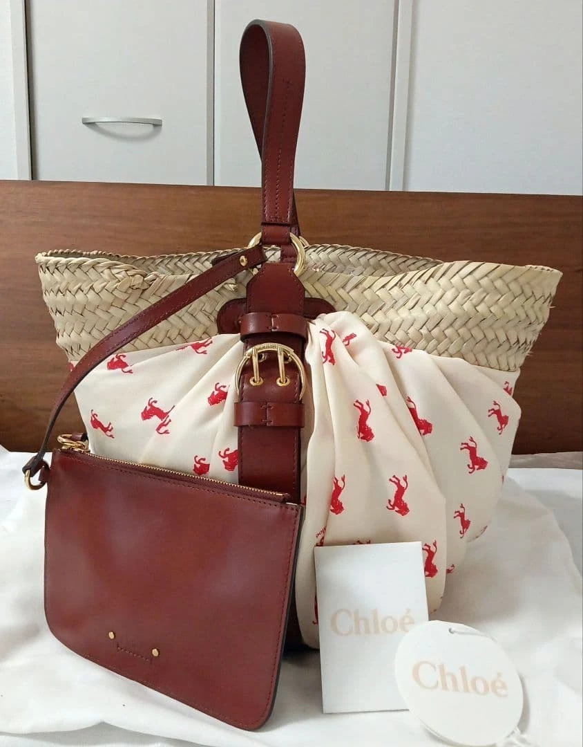 Chloé バーガンディクラッチバッグ Chloé Clutches for sale | eBay