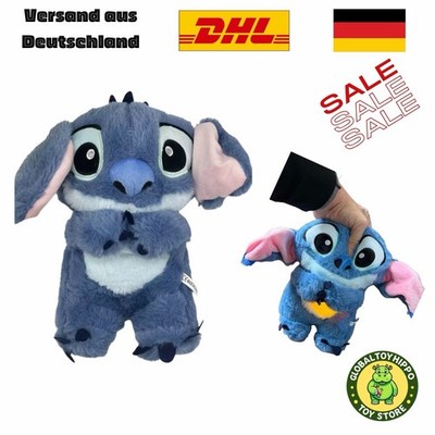 Stitch Kuscheltier Einschlafhilfe Nachtlicht Atemgeräusche + Melodie inkl. Batt.