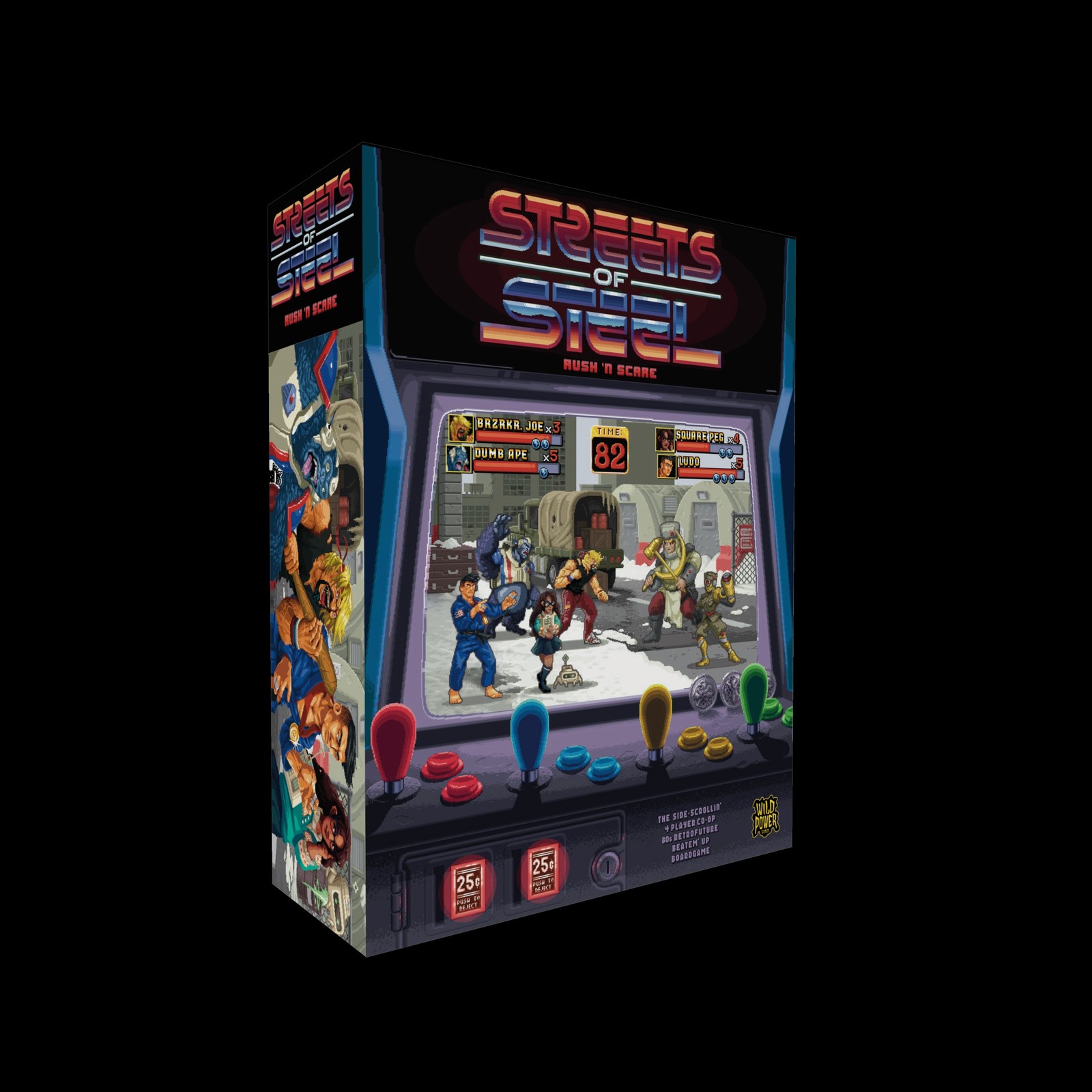 Дикие силовые игры Streets of Steel Rush N Scare WPW SOSRNS