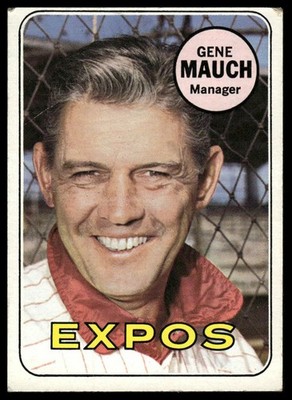 1969 Topps #606 Gene Mauch