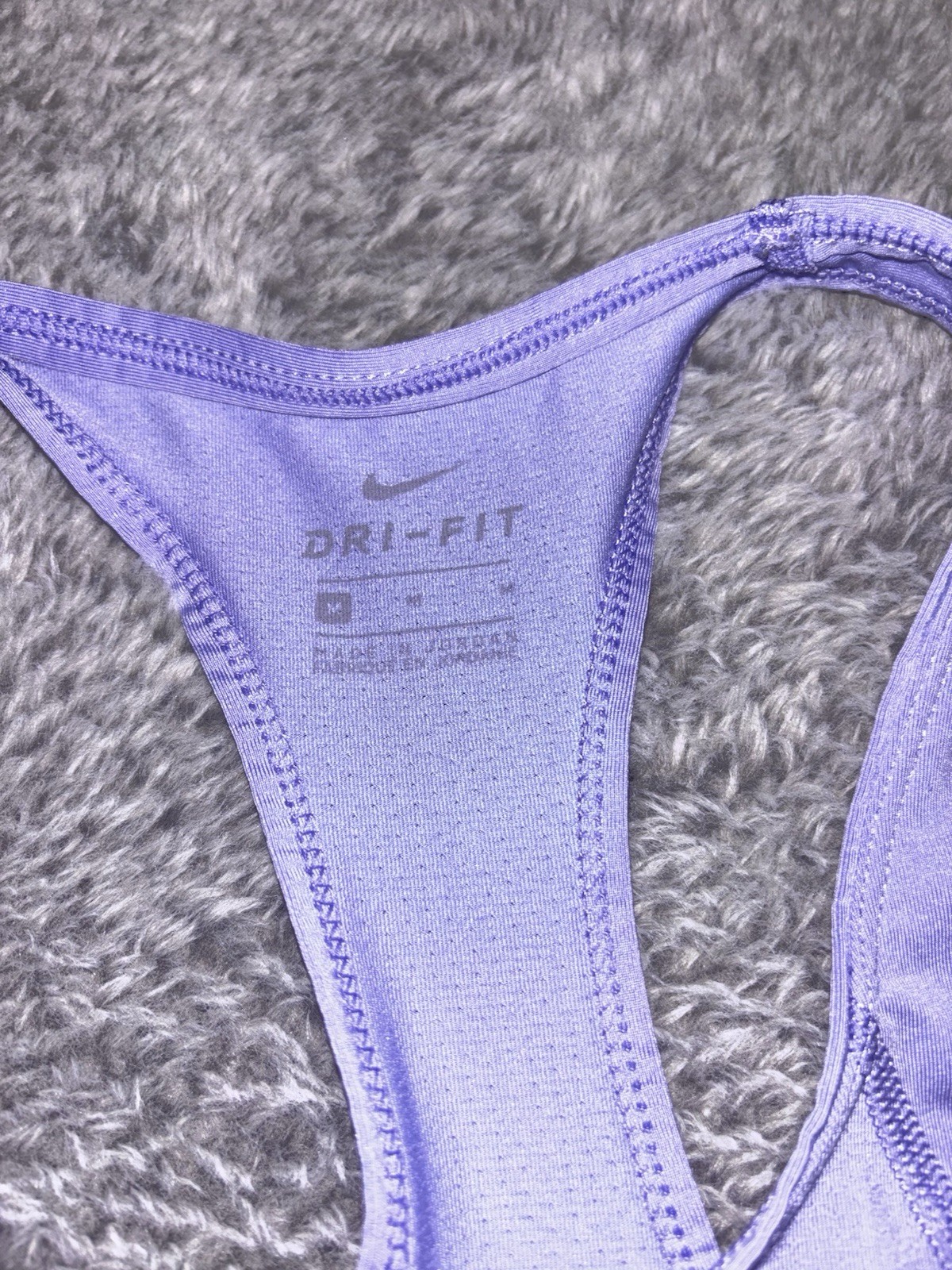 Nike Dri-Fit Women's Purple Racerback Tank Top Size Medium thumbnail 3