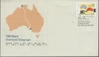 AUSTRALIA - 2022 '150 YEARS OVERLAND TELEGRAPH' First Day Cover [F1064]