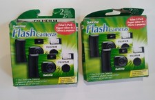 Lot Of 2 Fujifilm QuickSnap Flash 400 Single Use Camera 2-Pack Expired 12/ 2025