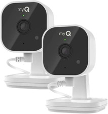 Myq Indoor Plug-In Security Camera Gen 2   2K Smart Wi-Fi Camera with Night Visi