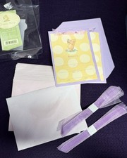 Classic Winnie the Pooh Birth Baby Announcements 20 Total Opened READ
