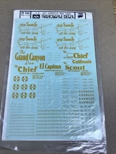 MICROSCALE DECAL HO SCALE 87-112: S.F. 50’ Express Box Cars Santa Fe