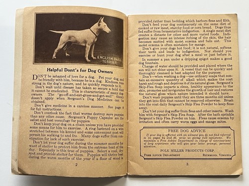 Vintage 1929 Polk Miller's DOG BOOK Booklet Sergeant's Dog Food Advertising OFF - Picture 4 of 11