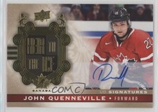 2017-18 Canadian Tire Team Canada Gold Foil Signatures John Quenneville Auto uk3