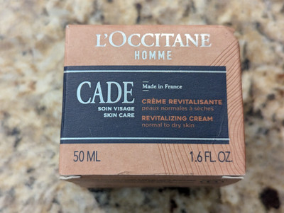 L'Occitane Cade For Men Revitalizing Cream - Normal to Dry Skin 50ml/1.6oz NIB