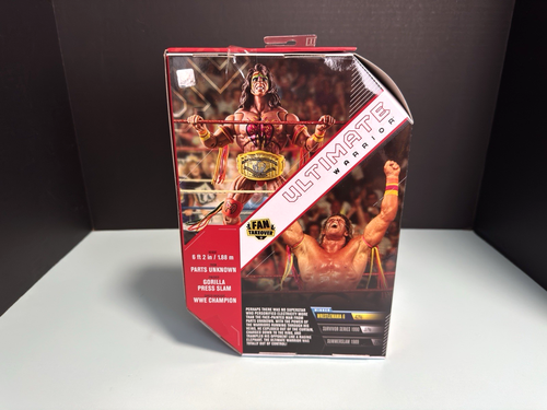 WWE Mattel Creations Ultimate Action Figure Ultimate Warrior Fan Takeover 2022 - Foto 3 di 16