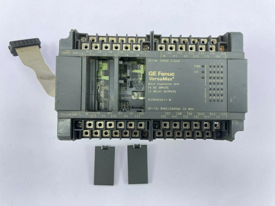 GE Fanuc Versamax IC200UEX211-B Micro Expansion Unit 16 DC Input 12 Relay Output - Image 4 of 4
