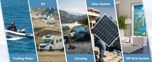 LiFePO4 Lithium Leisure Battery 12V 24V 100 300AH BMS RV Solar 20000+Cycles - Picture 34 of 83