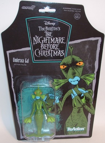 The Nightmare Before Christmas UNDERSEA GAL ReAction Figures NEW Super7 Wave 2 - Picture 1 of 2