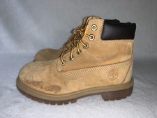TIMBERLAND SIZE 1 YOUTH PREMIUM WHEAT BOOTS 12709 M