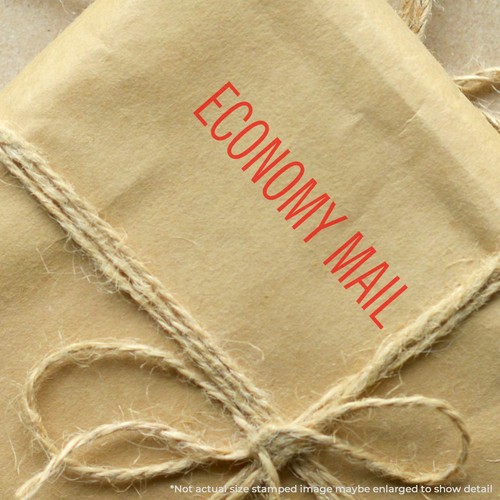 Economy Mail Rubber Stamp Size 1/2" tall by 1-1/2" wide - Picture 3 of 5
