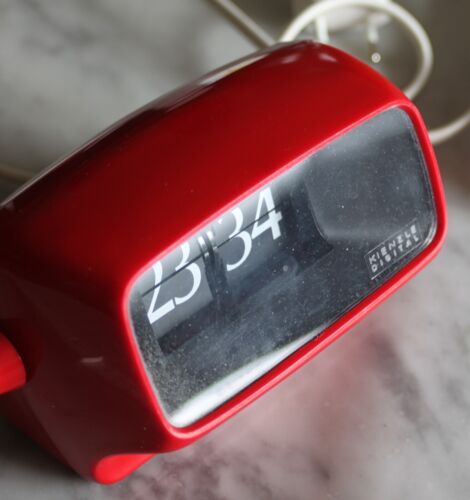 folding numbers table watch KIENZLE DIGITAL 70 years red top vintage decoration runs - Picture 6 of 17