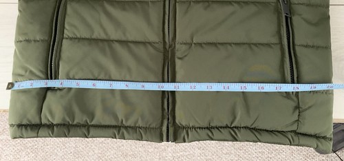 JACKDAW Herren Wattierter Mantel Jacke Grün Größe Medium Winter Full Zip Warm Angeln - Bild 11 von 14