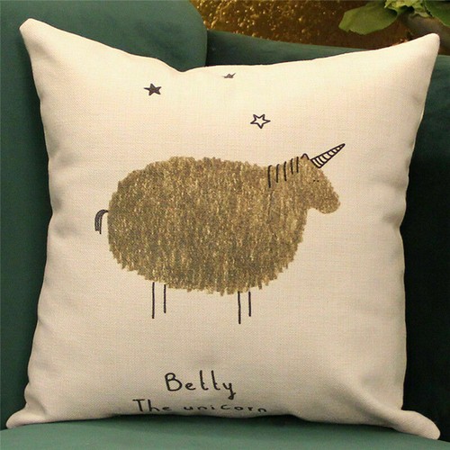 Cushion Cover Home Decor Throw Cotton Linen Chair Waist Pillow Case - Picture 48 of 55
