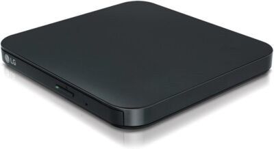 External Drive DVD Writer & Playback, Ultra Slim- LG SP80NB80, with DVD