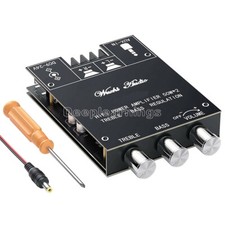 50W 2 TPA3116 Bluetooth HIFI Stereo Audio Power Amplifier Board Treble-BASS tone