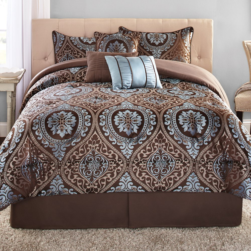 7-Piece Jacquard Comforter Set, Shams 3 