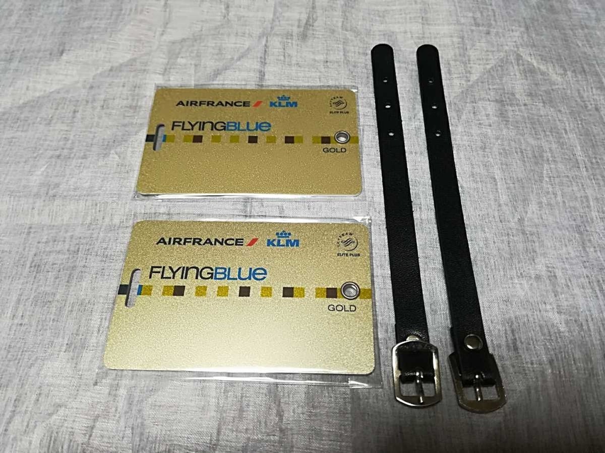 【非売品】新品未使用 エールフランス航空 プラチナ上級会員専用ネームタグ2組 1/200 コンコルド エールフランス F-BTSD ［8911］ ホーガン