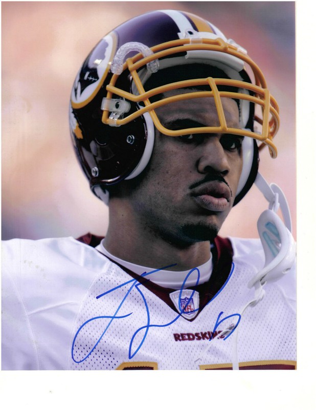 Washington Redskins Jason Campbell autographed 8 x 10 photo
