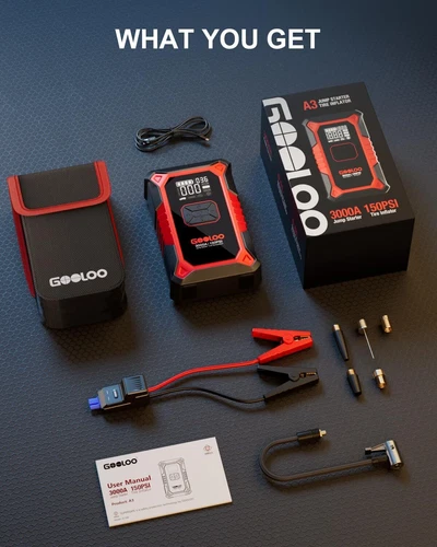 GOOLOO Portable Car Jump Starter 2000A/3000A/4000A Battery Lithium Jump Pack 12V - Picture 9 of 132