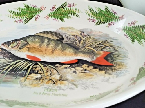 Portmeirion 14 inch Oval Baker-Fire officiel and Ice-The Complete Angler-Perch