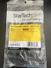Startech 6in mini DisplayPort to DisplayPort video cable adaptor MDP2DPMF6IN