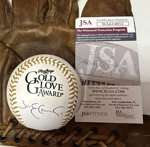 Jim Edmonds Signed Autographed Official Gold Glove Baseball : JSA
