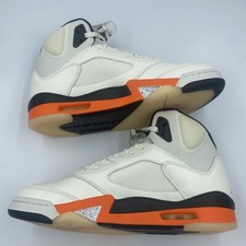 Men's Jordan 5 Retro "Shattered Backboard" Sail/Orange Blaze (DC1060 100) - 9