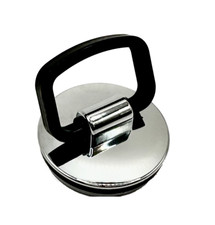 Chrome Plated Bathroom Basin Sink Plug Easy Grip Pull Handle 38mm Diameter CP1H