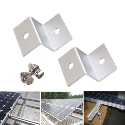 4 Pc Roof Mounting Solar Panel Outdoor Installation Bracket Stand for Holder - Picture 11 of 12