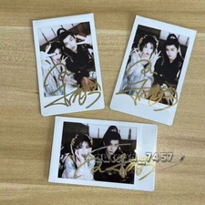 Yong Ye Xing He 虞书欣Yu Shuxin 永夜星河 丁禹兮Ding Yuxi Hand Signed Photo New Autographed