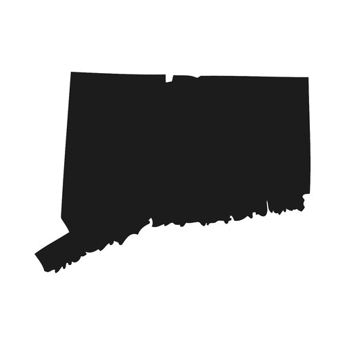 Connecticut state Outline Vinyl Decal Car Window Laptop CT Sticker - Picture 3 of 9