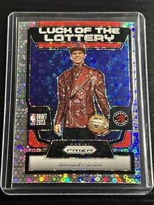 2023-24 Panini Prizm Gradey Dick Luck Of The Lottery Fast Break Prizm #4 Rookie