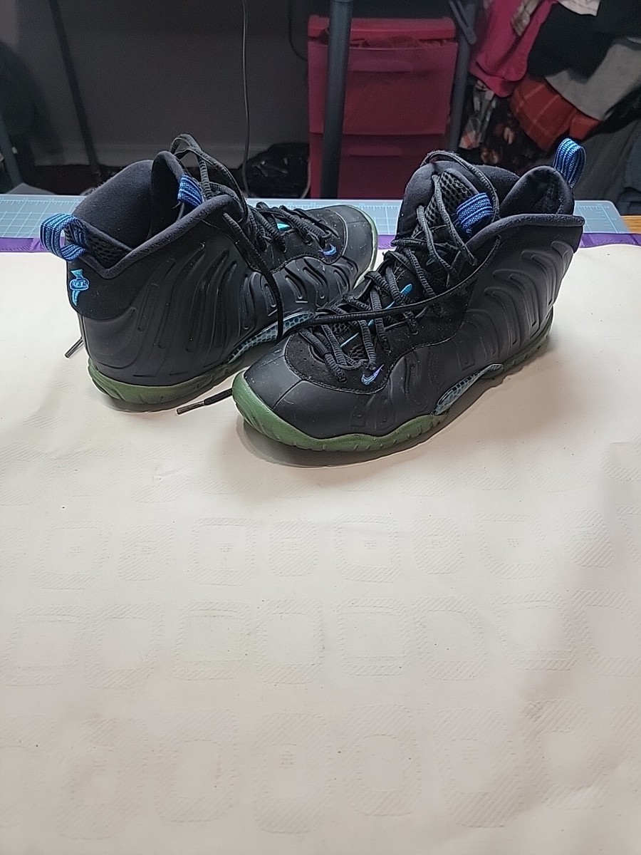 Nike Little Posite One Foamposite 'Hornets' CJ0839-001 GS Size 7y