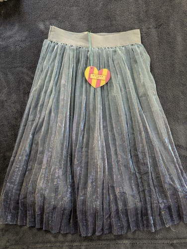 Hayden Girls Multicolor Metallic Striped Pull On Skirt Small Girls - Picture 1 of 7