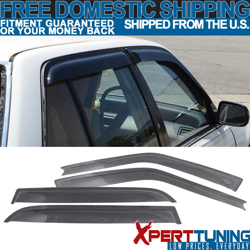 Paraseras de ventana para Honda Civic Sedán 88-91 4 piezas Foto 2 de 4