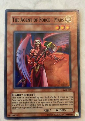 Yu-Gi-Oh! The Agent Of Force - Mars (AST-009) - Ancient Sanctuary 1st Edition Super Rare Trading Card - View #6