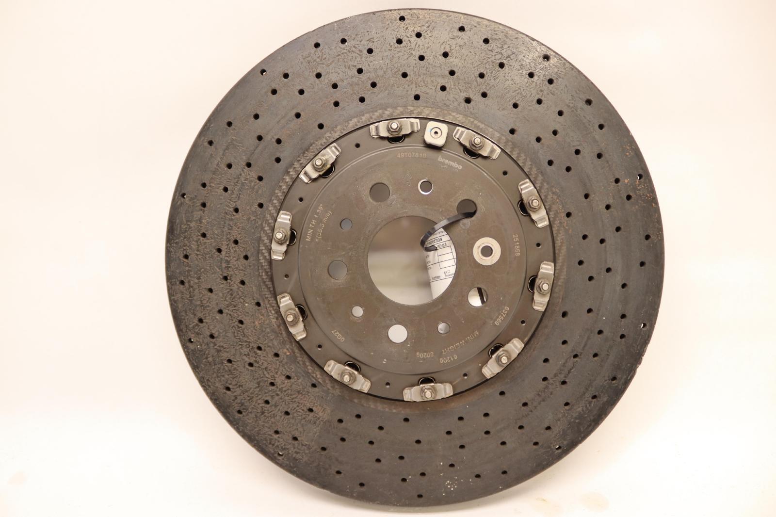 2010-2015 FERRARI 458 ITALIA FRONT RIGHT PASSENGER BRAKE DISC ROTOR OEM