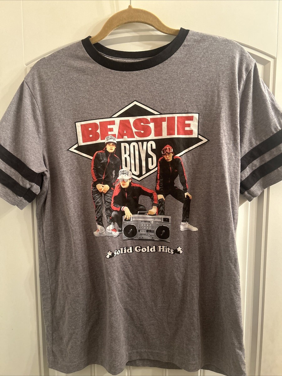BEASTIE BOYS SOLID GOLD HITS GRAPHIC RINGER TEE Men's Size