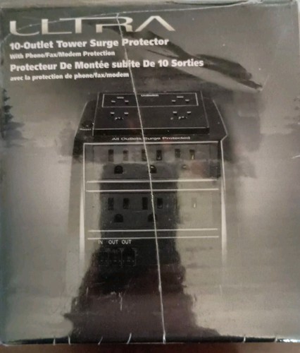 ULTRA 10 Outlet Tower Surge Protector - Picture 4 of 4