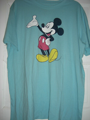Mickey Mouse T Shirt Blue Men's M, L, XL, XXL | eBay