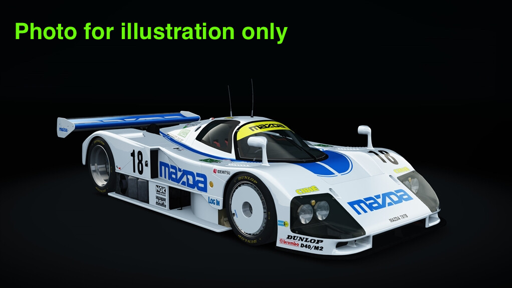 1/10 Lexan Clear RC Car Body Shell for MAZDA 787B 190mm TA05 1/10 Lexan Clear RC Car Body Shell for MAZDA 787B 190mm TA05
