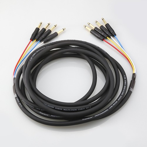 4 Channel Balanced Studio Snake Cable, 1/4" TRS Male, 8 ft. - Picture 5 of 8