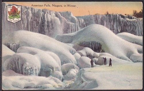 CLCV559 Canada Old Postcard, Niagara Falls, Jan. 21. 1930. George V / Niagara - Picture 2 of 2