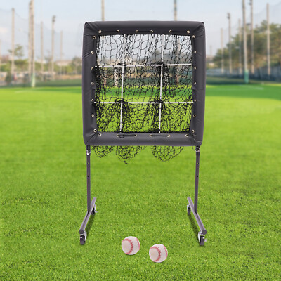 Baseball Train Equipment Hitting Pitching Practice Baseball Training Net 70*70cm