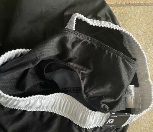 Hurley Boys Swim Trunks Shorts--Size Medium-Lined--Black/White-NWT - Picture 2 of 5